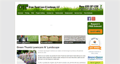 Desktop Screenshot of greenthumbllc.com