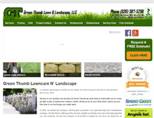 Tablet Screenshot of greenthumbllc.com